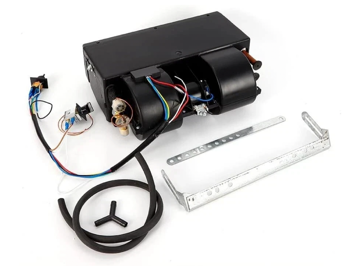 Universal Underdash Air Conditioning Evaporator Cool Only Flex duct 4 Vents