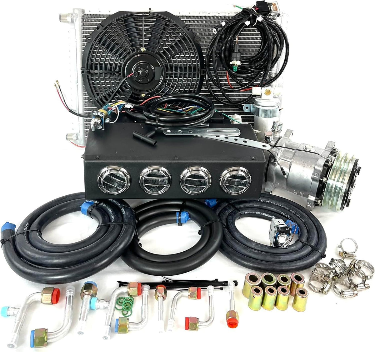 24 VOLTS KIT UNIVERSAL UNDERDASH  EVAPORATOR COOL ONLY MODEL 450-000 SHADOW