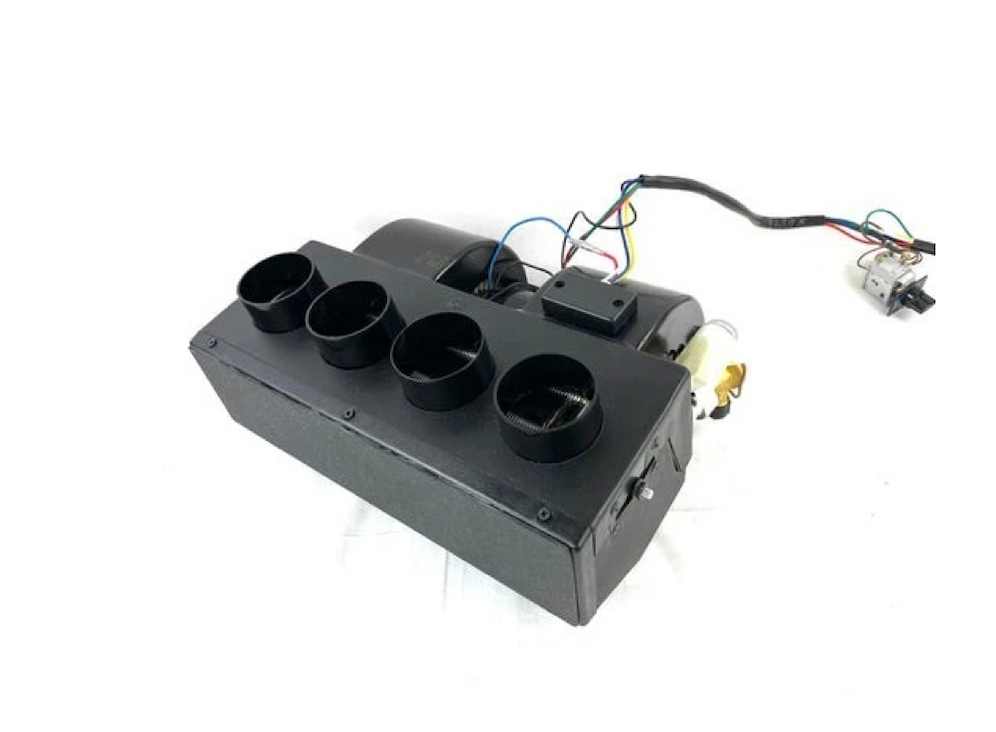 24 VOLTS HEAVY DUTY UNIVERSAL IN DASH EVAPORATOR 450-000 Top port Outlets H/C