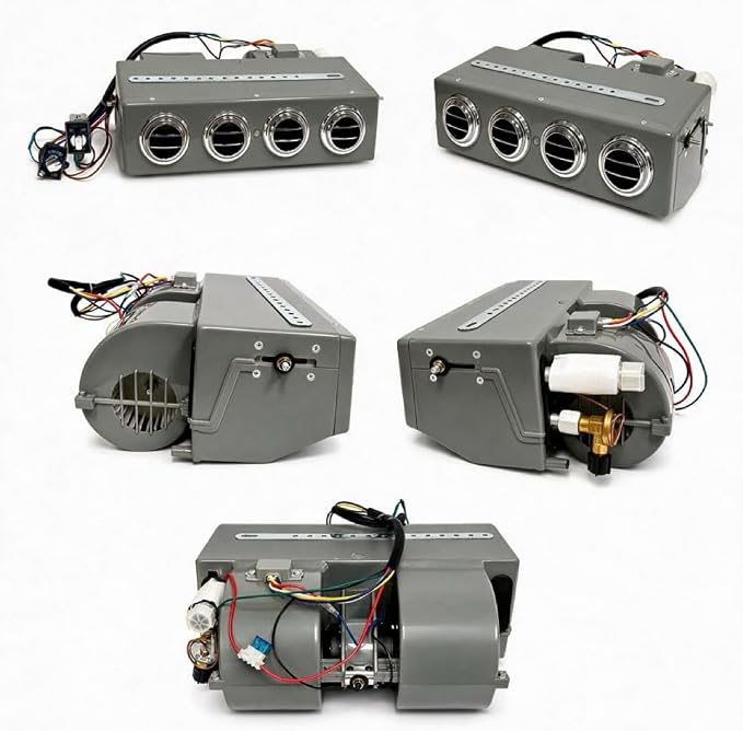 A/C KIT UNIVERSAL UNDER DASH EVAPORATOR 432-000 SH GREY COMPRESSOR 2A BLACK