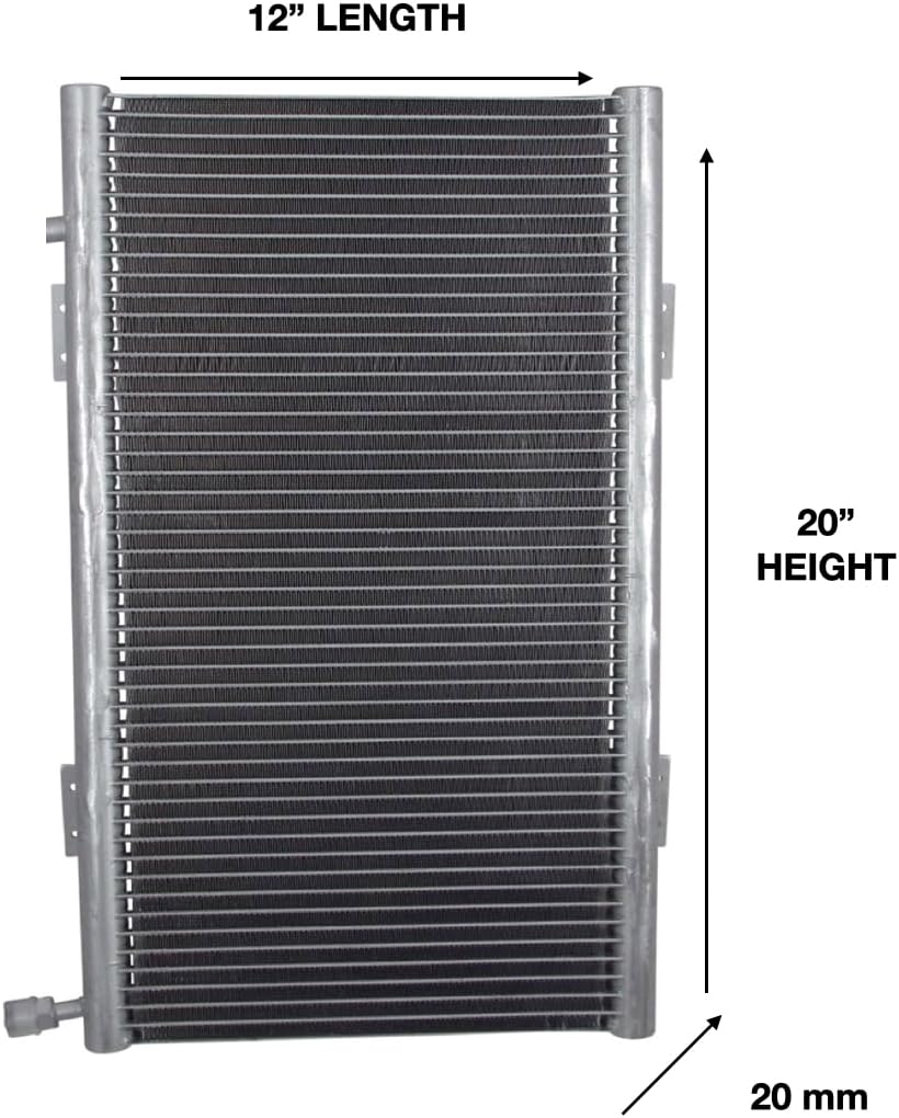 KIT UNIVERSAL UNDER DASH EVAPORATOR 432-0 SH GREY CONDENSER 20H*12L*20mm