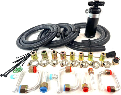 A/C KIT UNIVERSAL UNDER DASH EVAPORATOR 432-000 SH GREY COMPRESSOR 2A BLACK