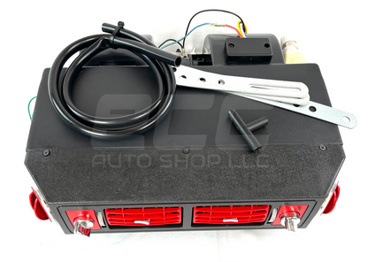 A/C KIT UNIVERSAL UNDERDASH EVAPORATOR 432-100 RED  12V WITH ELECTRICAL HARNESS