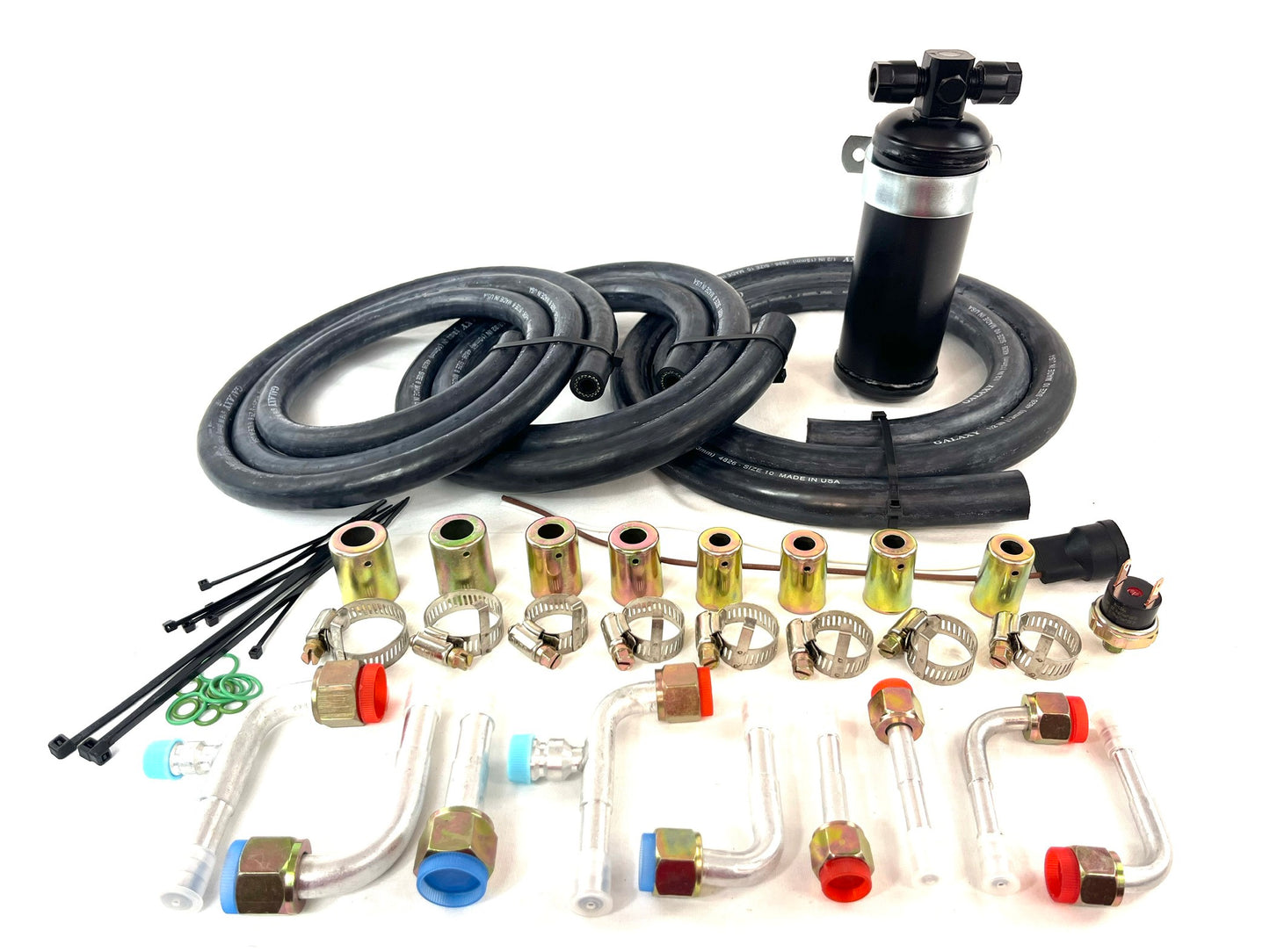 New A/C universal kit underdash compressor complete air conditioner 12V