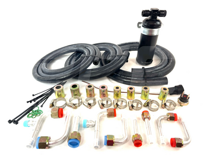 A/C KIT UNIVERSAL UNDERDASH EVAPORATOR BEU 404-100 12V WITH ELECTRICAL HARNESS