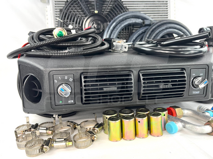 A/C KIT UNIVERSAL UNDERDASH EVAPORATOR BEU 404-100 12V WITH ELECTRICAL HARNESS