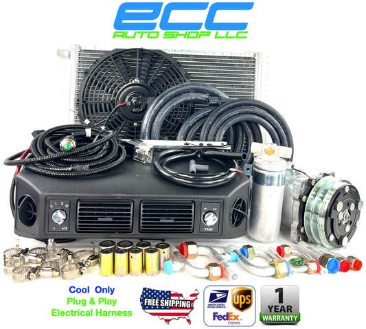 A/C KIT UNIVERSAL UNDERDASH EVAPORATOR BEU 404-100 12V WITH ELECTRICAL HARNESS