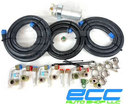A/C KIT UNIVERSAL UNDERDASH EVAPORATOR 432-100 GOLD 12V WITH ELECTRICAL HARNESS