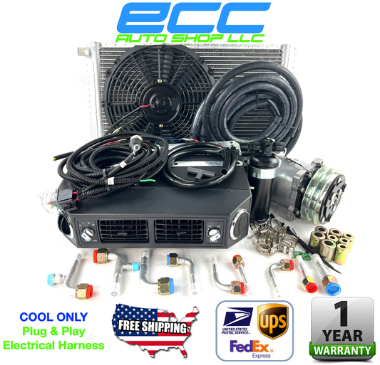 A/C KIT UNIVERSAL UNDERDASH EVAPORATOR 432-100 NEW 12V WITH ELECTRICAL HARNESS