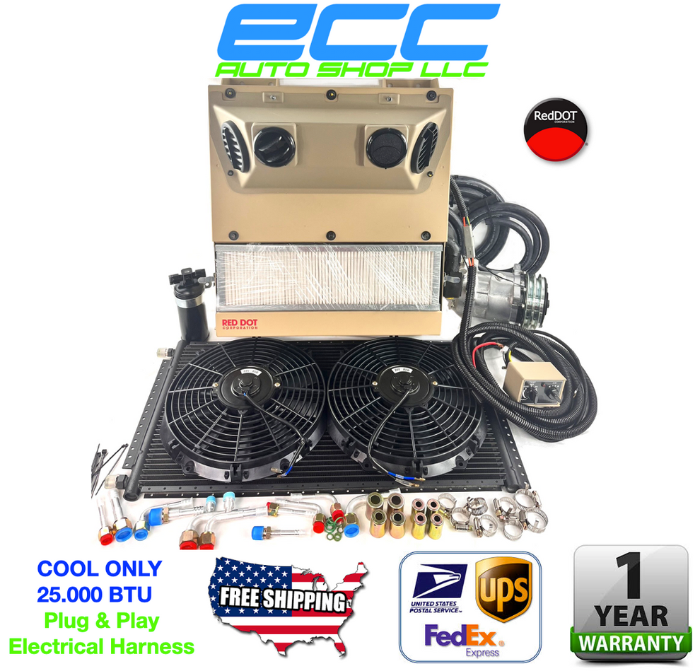 HUMVEE A/C Air Conditioning KIT R-2400-0 RD-2-4369-1 25.000 BTU Backwa ...