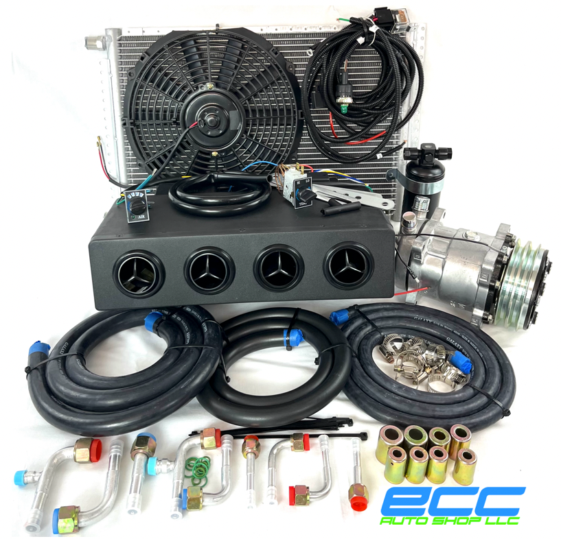 A/C KIT UNIVERSAL UNDERDASH  12V EVAPORATOR COOL ONLY  404-0 BSL ELECTRICAL HARNESS