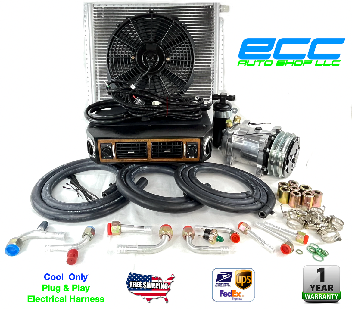 A/C KIT UNIVERSAL UNDER DASH EVAPORATOR 432-100 BLACK & WOOD ELECTRICAL HARNESS