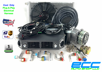 A/C KIT UNIVERSAL UNDERDASH HOT ROD 14H x 18L CONDENSER MODEL 432-100