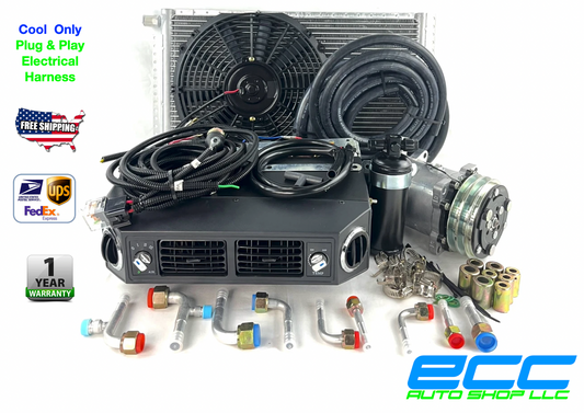 A/C KIT UNIVERSAL UNDERDASH HOT ROD 14H x 18L CONDENSER MODEL 432-100