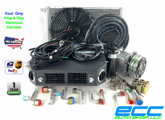 A/C KIT UNIVERSAL UNDERDASH HOT ROD 14H x 16L CONDENSER MODEL 432-100