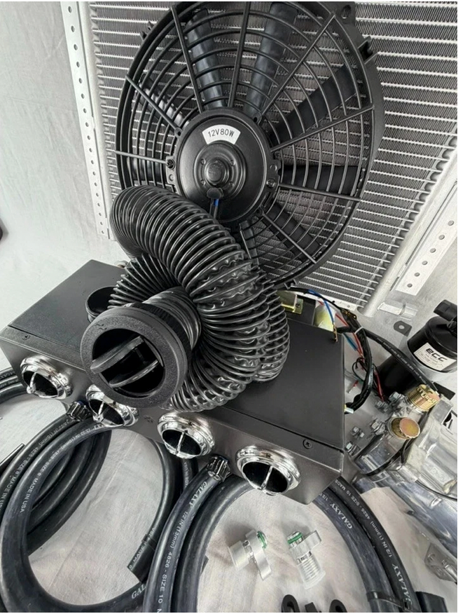 A/C KIT UNIVERSAL UNDER DASH HEAT & COOL 404 WITH 2 AUXILIARY DEFROSTER VENT
