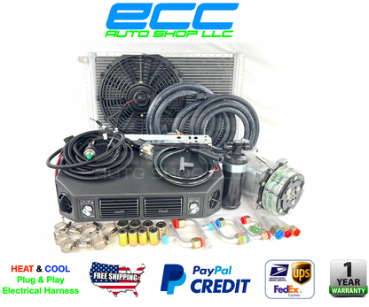 Classic Auto Air Universal Underdash A/C KIT HEAT & COOL