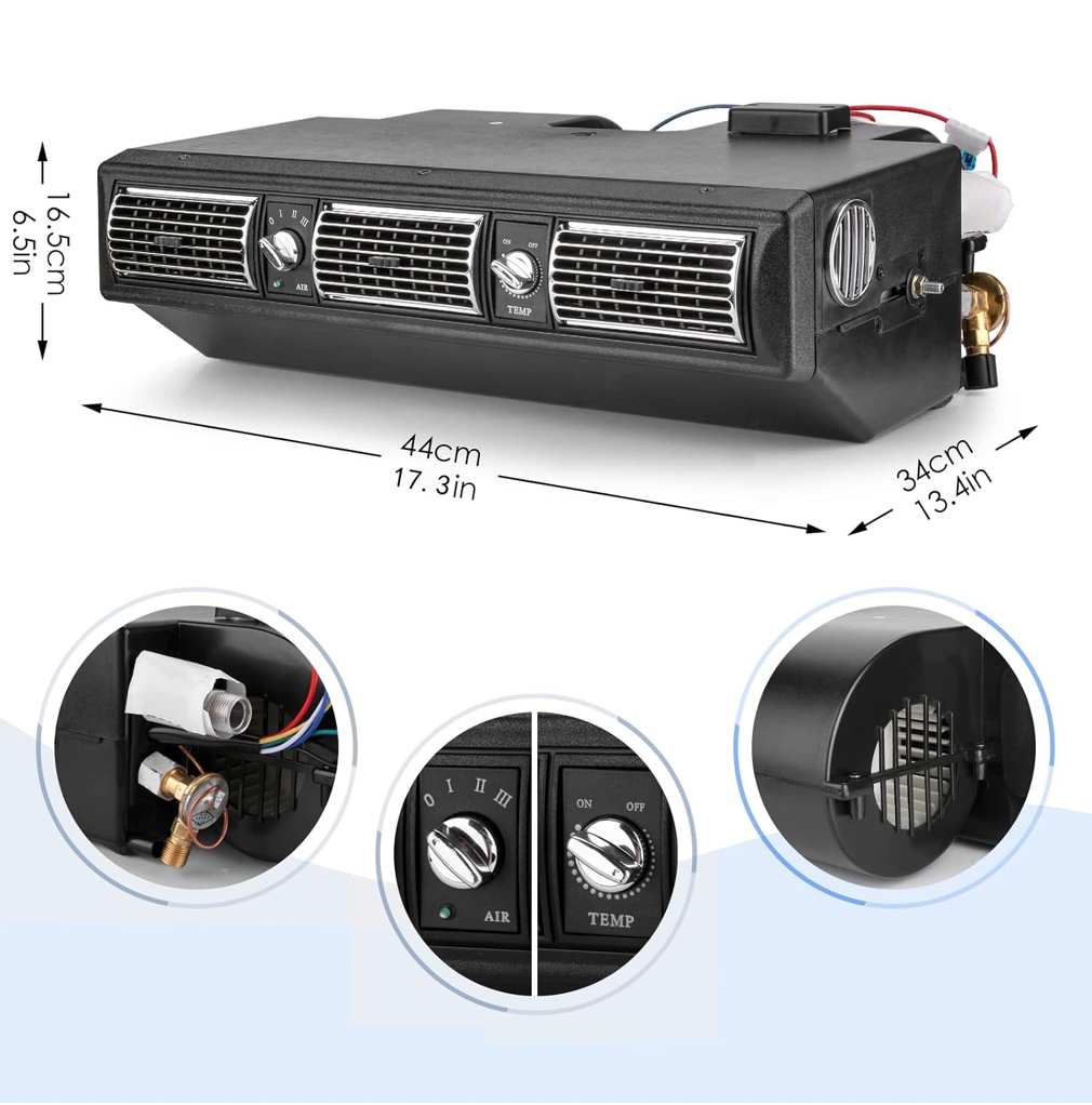 Universal Air Conditioning Kit Under Dash 450-100 A/C 12V HEAT & COOL