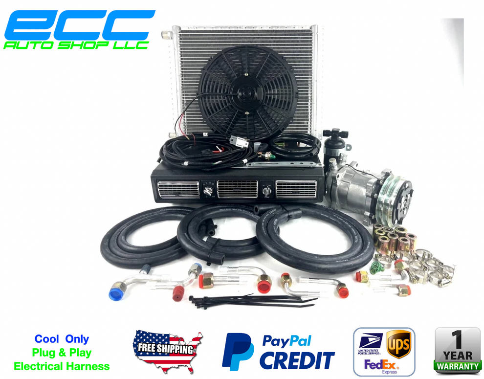 Universal Air Conditioning Kit Under Dash 450-100 A/C 12V – ECC AUTO ...