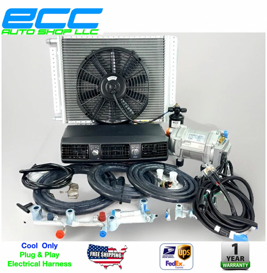 A/C KIT UNIVERSAL UNDERDASH HOT ROD 14H x 16L CONDENSER MODEL 202-100