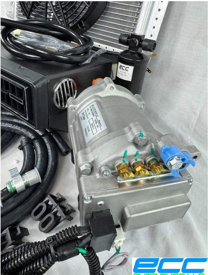 12V Cool&Heat Electric Universal Underdash Air Conditioner DC Auto Car A/C Kit