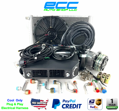 A/C KIT UNIVERSAL UNDERDASH HOT ROD 18H x 12L CONDENSER MODEL 432-100