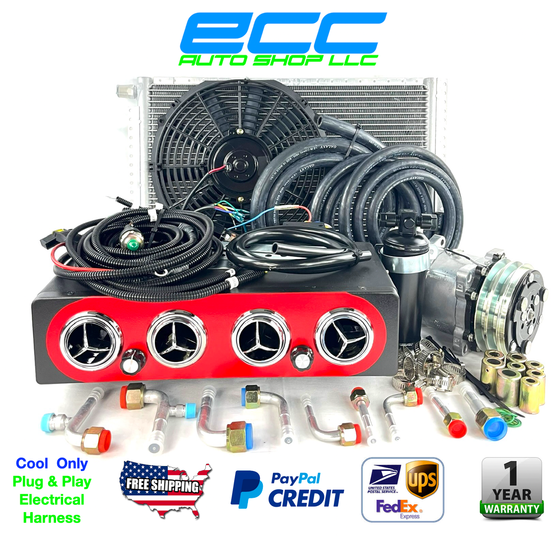 A/C KIT UNIVERSAL UNDER DASH EVAPORATOR 450A-000 RED CSL 12V ELECTRICAL HARNESS
