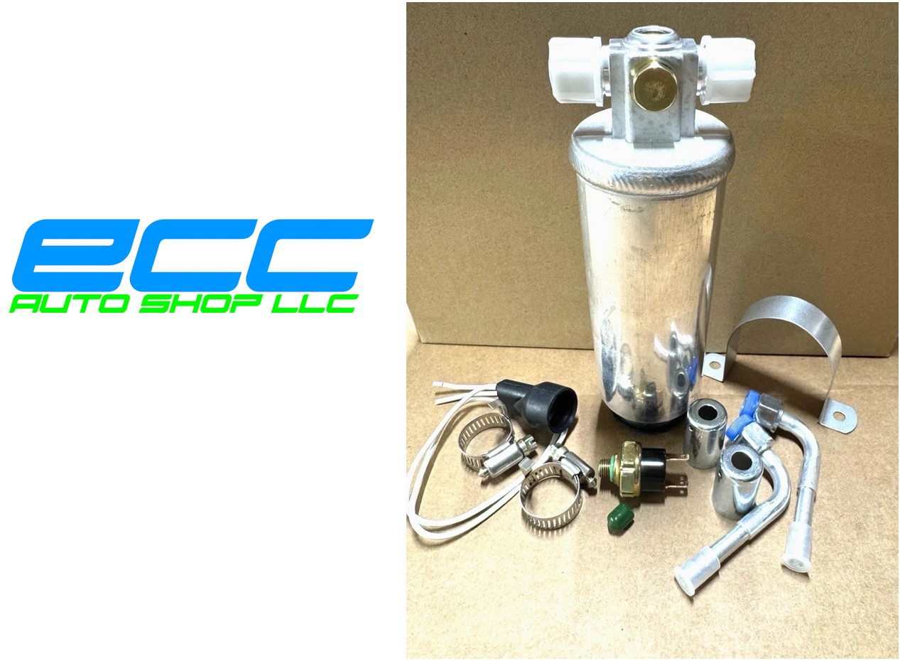 A/C ALUMINUM DRIER KIT 5/8" X 5/8" O-RING W/ FITTING COMBO W/ BINARY SWITCH