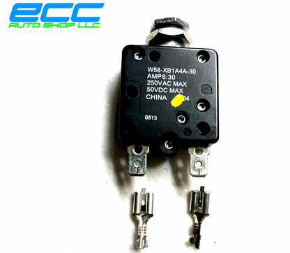 Tyco 30 amp circuit breaker HMMWV m998 5 ton M939 army military W58-XB1A4A-30