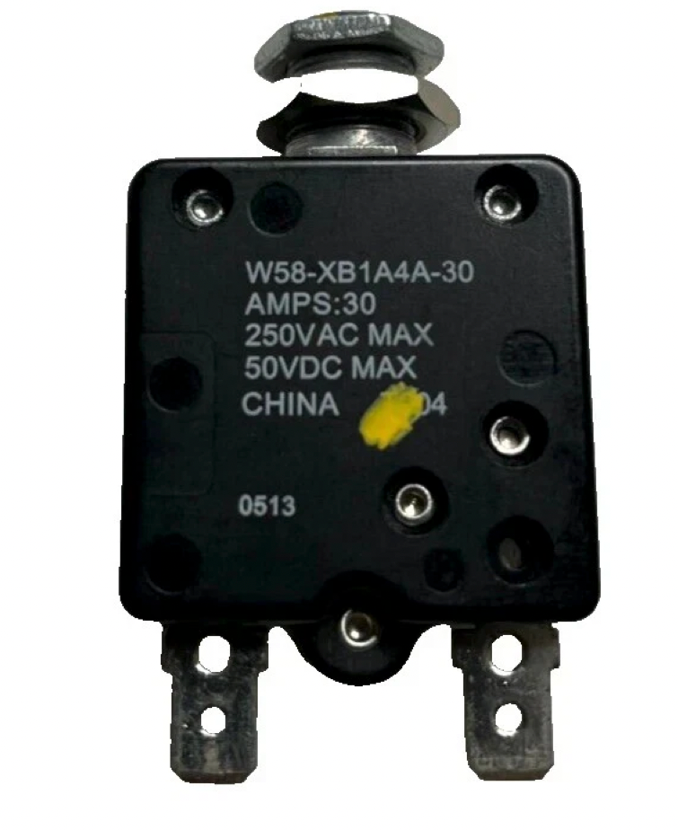 Tyco 30 amp circuit breaker HMMWV m998 5 ton M939 army military W58-XB1A4A-30