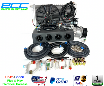 A/C KIT UNIVERSAL UNDERDASH EVAPORATOR 404-000 H/C BSL 12V ELECTRICAL HARNESS