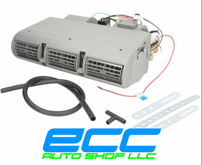A/C KIT UNIVERSAL UNDER DASH EVAPORATOR 405-100 GREY 12V WITH ELECTRICAL HARNESS