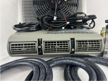 A/C KIT UNIVERSAL UNDER DASH EVAPORATOR 405-100 GREY 12V WITH ELECTRICAL HARNESS
