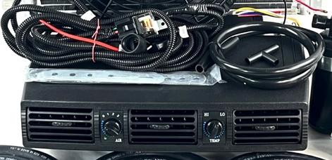 A/C KIT UNIVERSAL UNDERDASH EVAPORATOR 404-1 12V WITH ELECTRICAL HARNESS