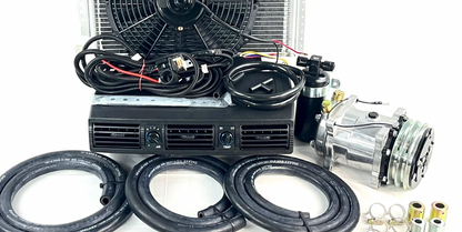 A/C KIT UNIVERSAL UNDERDASH EVAPORATOR 404-1 12V WITH ELECTRICAL HARNESS
