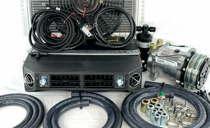 A/C KIT UNIVERSAL UNDERDASH 404 CHROME COOL ONLY 13700 BTU ELECTRICAL HARNESS