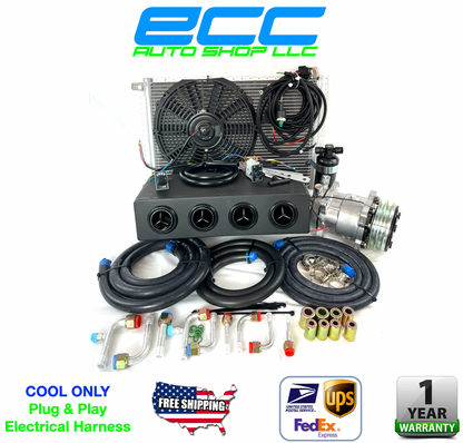 A/C KIT UNIVERSAL UNDER DASH EVAPORATOR 404-000 BSL 12V ELECTRICAL HARNESS
