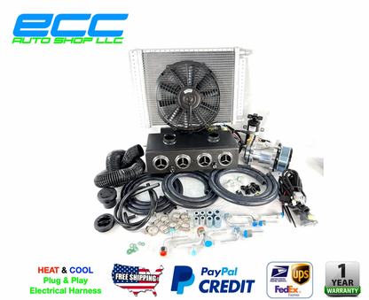 A/C KIT UNIVERSAL UNDER DASH H &C 404-0 2 AUXILIARY DEFROSTER VENT PV8 SW