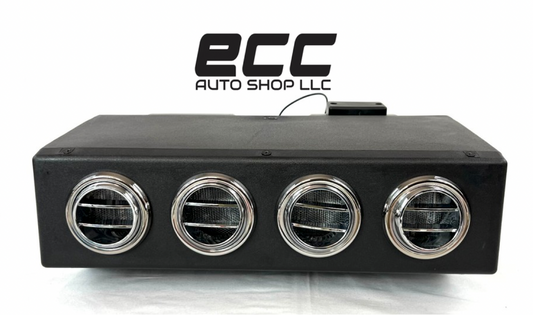 UNIVERSAL EVAPORATOR UNDERDASH 404-0 SHADOW HEAT AND COOL CHROME VENTS