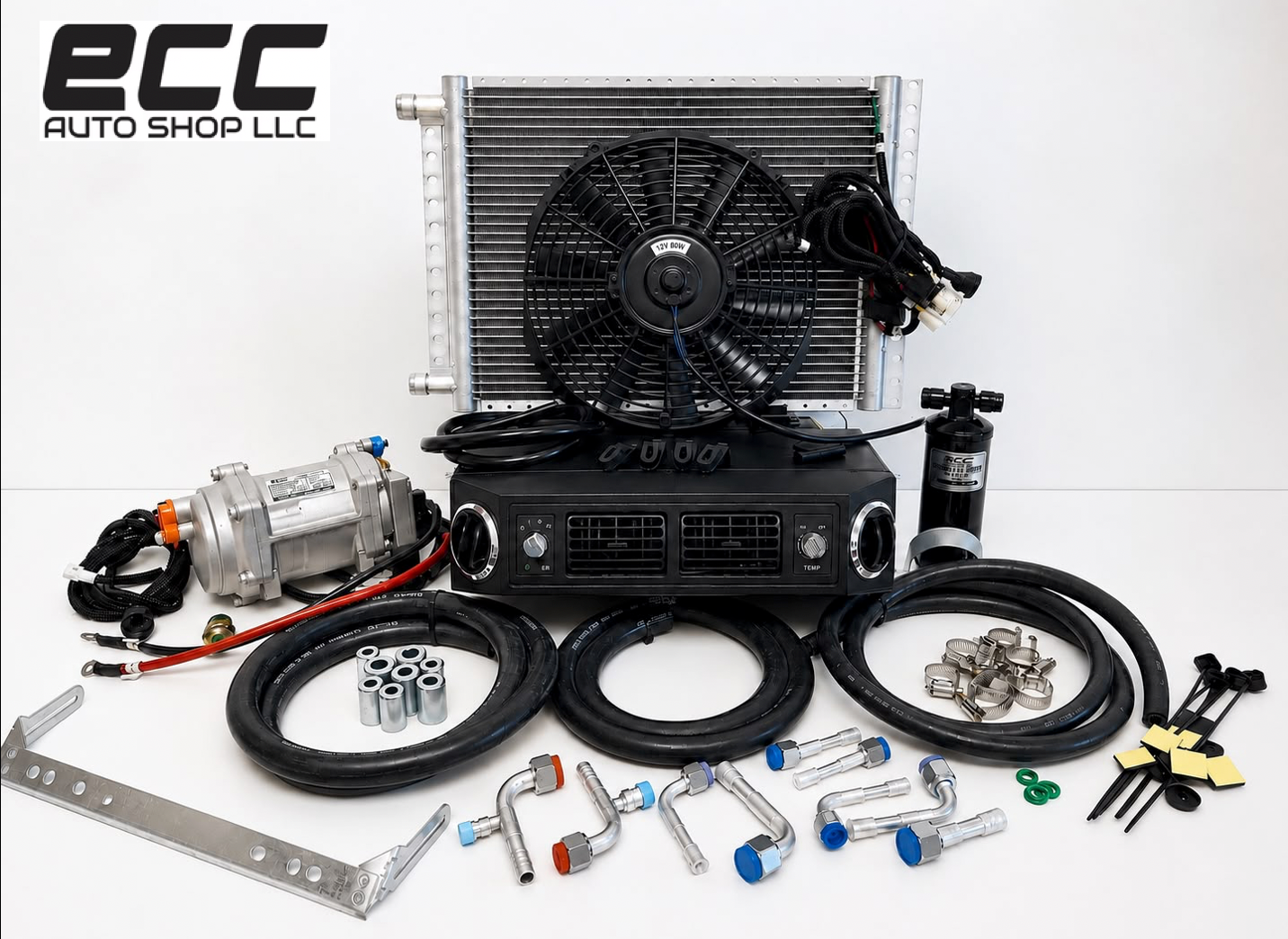 A/C KIT UNIVERSAL UNDERDASH EVAPORATOR 432-100 H/C 12V ELECTRIC