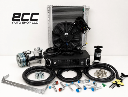 A/C KIT UNIVERSAL UNDERDASH EVAPORATOR 406-100 H/C 12V CONDENSER 20*12 2A