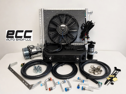 Underdash AC Unit Quiet Fast Cooling for Classica Car, Truck, ATV,Pickup,Tractor