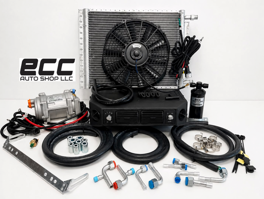A/C KIT UNIVERSAL UNDERDASH ELECTRIC COMPRESSOR BEU 404-100 HEAT & COOL 12V