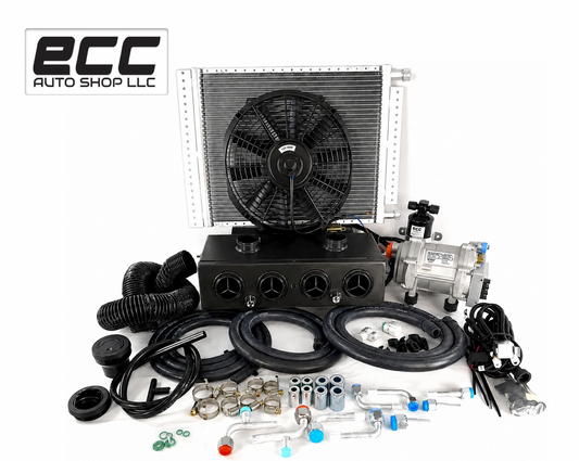 A/C KIT ELECTRIC 12 VOLTS HEAT & COOL 404 BLACK VENT DEFROSTER SW