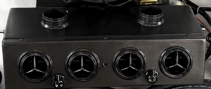UNIVERSAL UNDERDASH EVAPORATOR HEAT & COOL 404 CSL BLACK VENTS