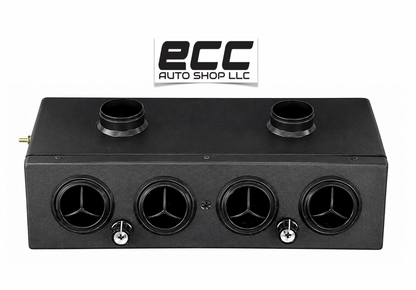 UNIVERSAL UNDERDASH EVAPORATOR HEAT & COOL 404 CSL BLACK VENTS
