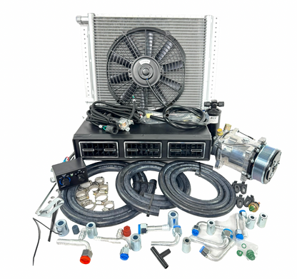 24 VOLTS HEAVY DUTY KIT UNDER DASH EVAPORATOR COMPRESSOR 848-100 HEAT & COOL PV8