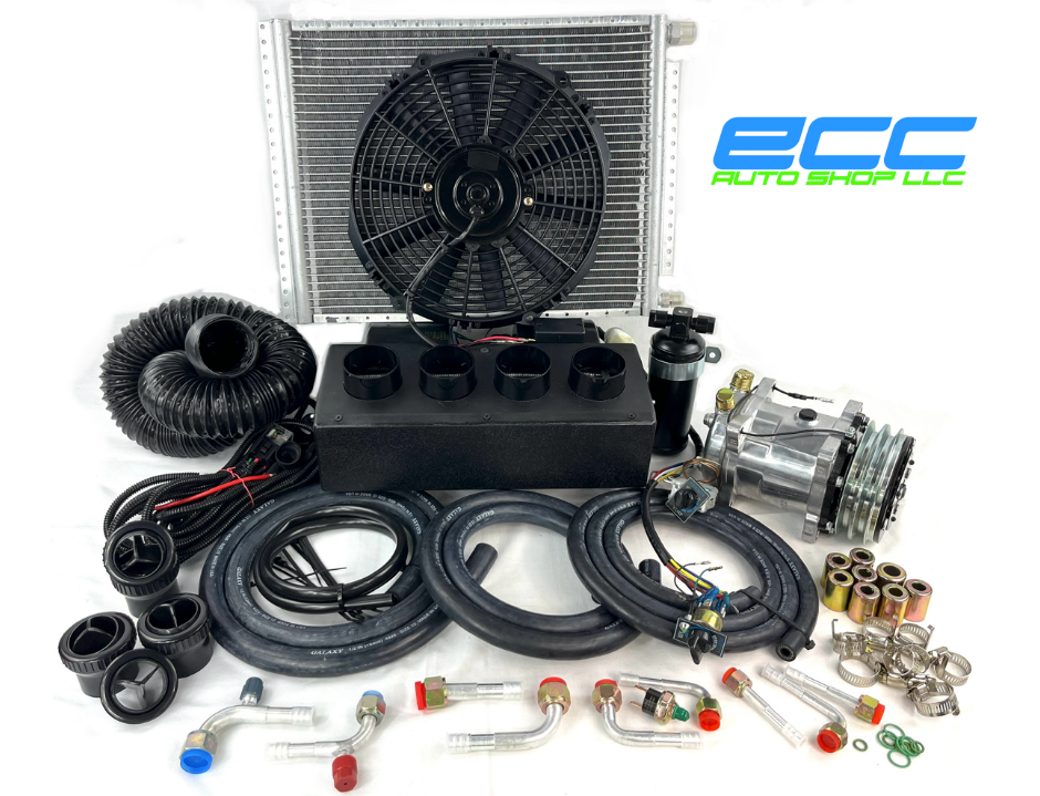 A/C KIT UNIVERSAL UNDER DASH IN-DASH EVAPORATOR 404 DBSL TOP OUTLETS HEAT & COOL