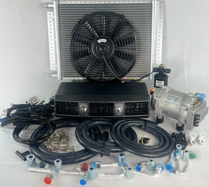 A/C KIT UNIVERSAL 202-100 UNDER-DASH 100% ELECTRIC 12V DC 14H x 16L CONDENSER
