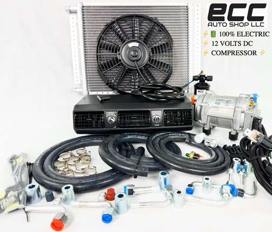 A/C KIT UNIVERSAL 202-100 UNDER-DASH 100% ELECTRIC 12V DC 14H x 16L CONDENSER